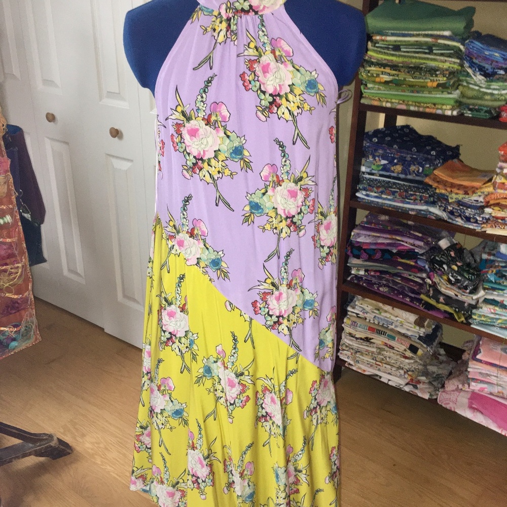 Anthropologie silk dress